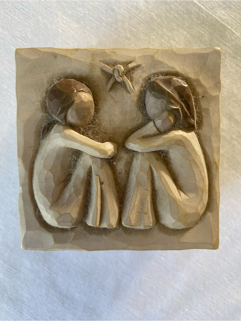 Willow Tree Neutral Beige Treasure Box